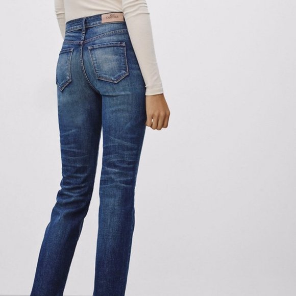 Aritzia Castings High Rise Straight Cropped Jeans - Picture 3 of 12